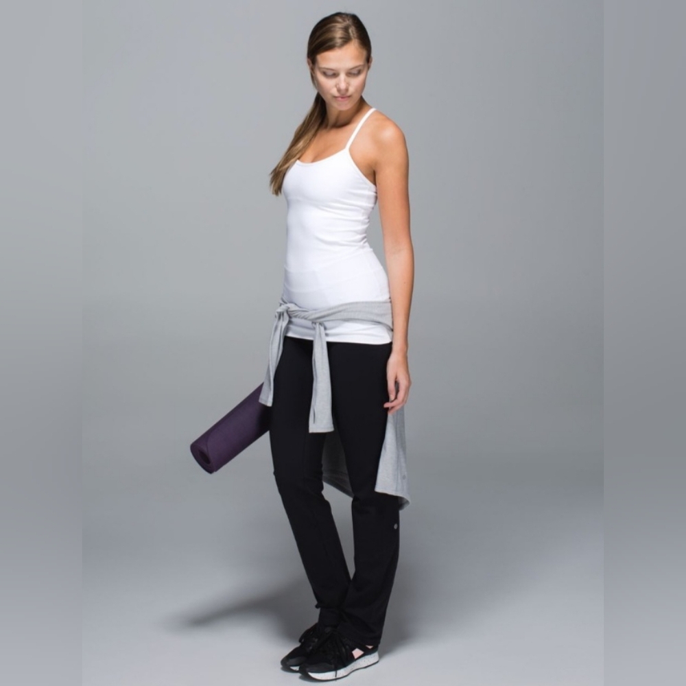 Lululemon Straight-Up Pant Full-On Luon Black Size 6 Pre-owned